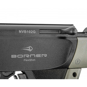 Винтовка пневматическая мультикомпрессионная Borner Flex Shot Multi-Pump, Green кал. 4,5 мм (пластик, 3 Дж) Винтовка пневматическая мультикомпрессионная Borner Flex Shot Multi-Pump, Green кал. 4,5 мм (пластик, 3 Дж)